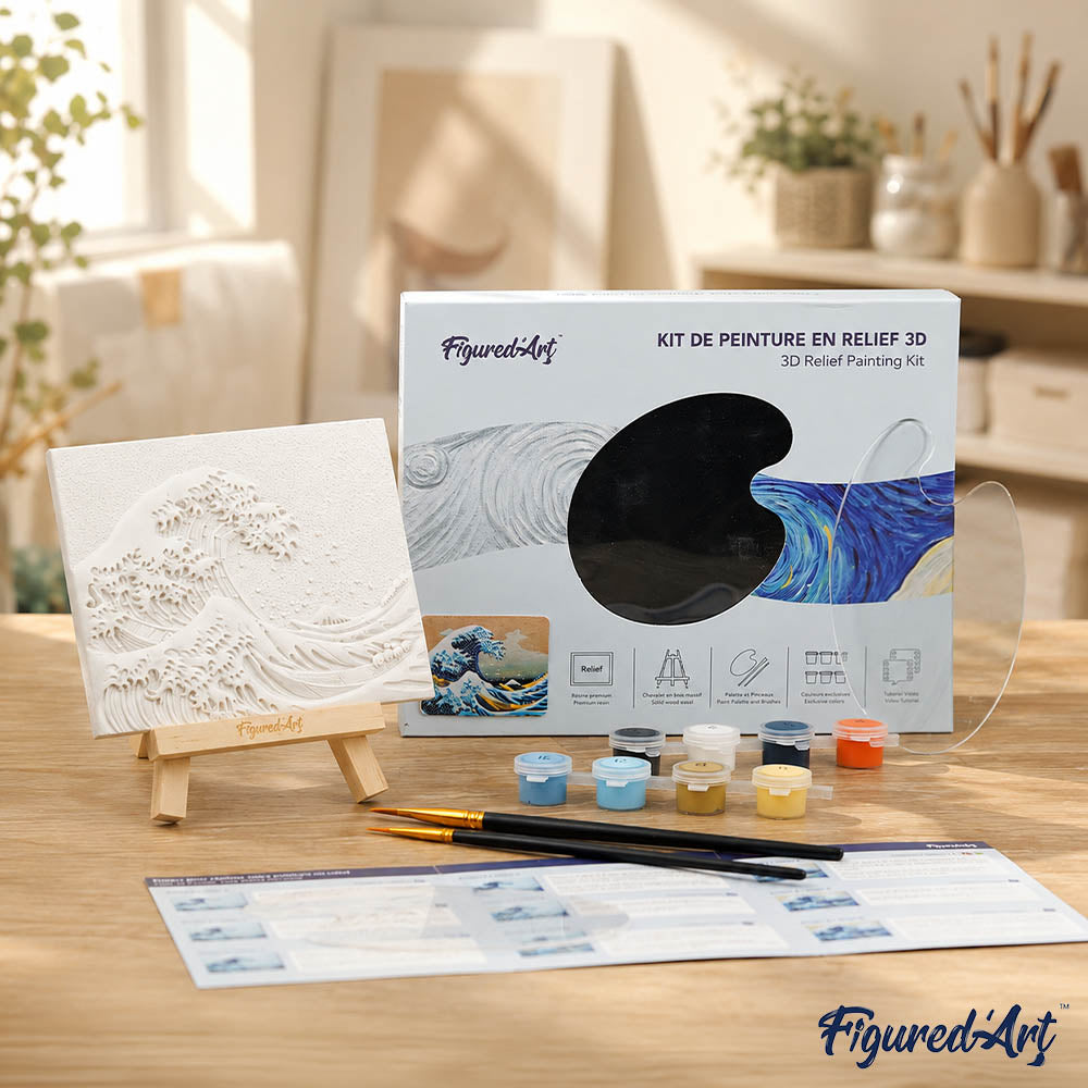 3D Relief Painting Kit - Irises, Van Gogh