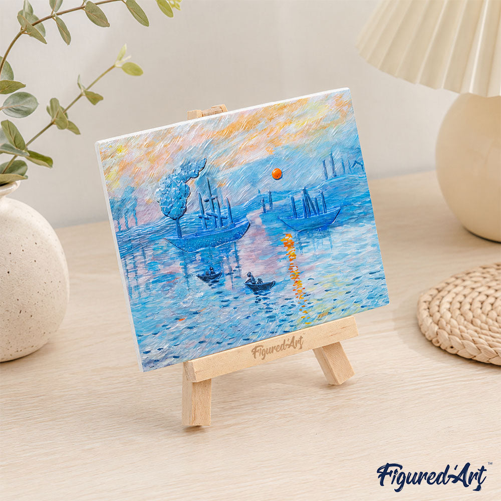 3D Textured Paint Kit - Impression, Sunrise, Monet