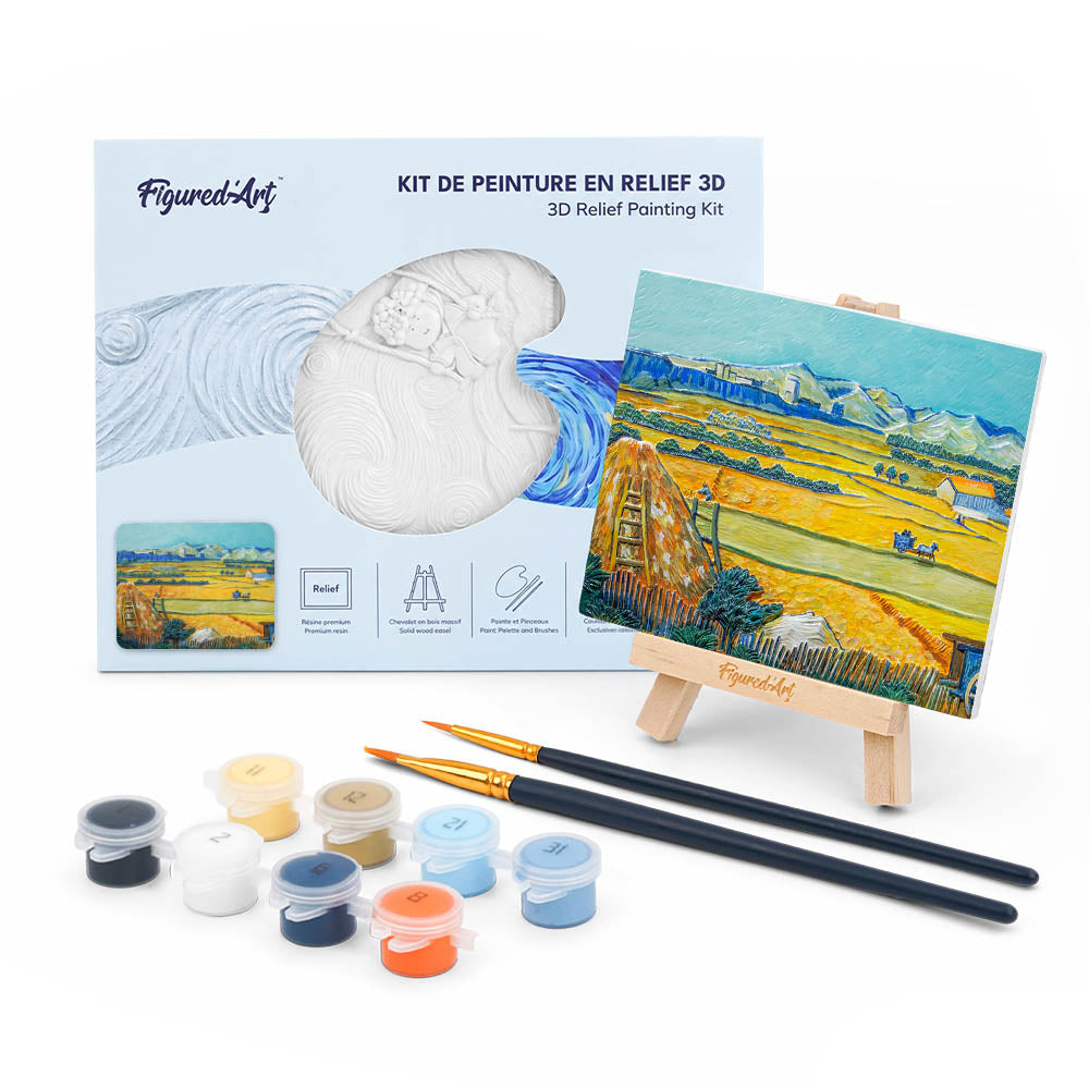 3D Relief Painting Kit - The Harvest, Van Gogh