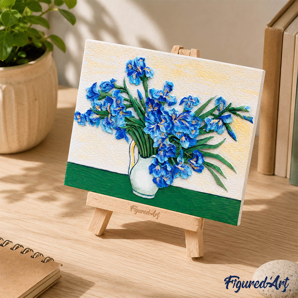 3D Relief Painting Kit - Irises, Van Gogh