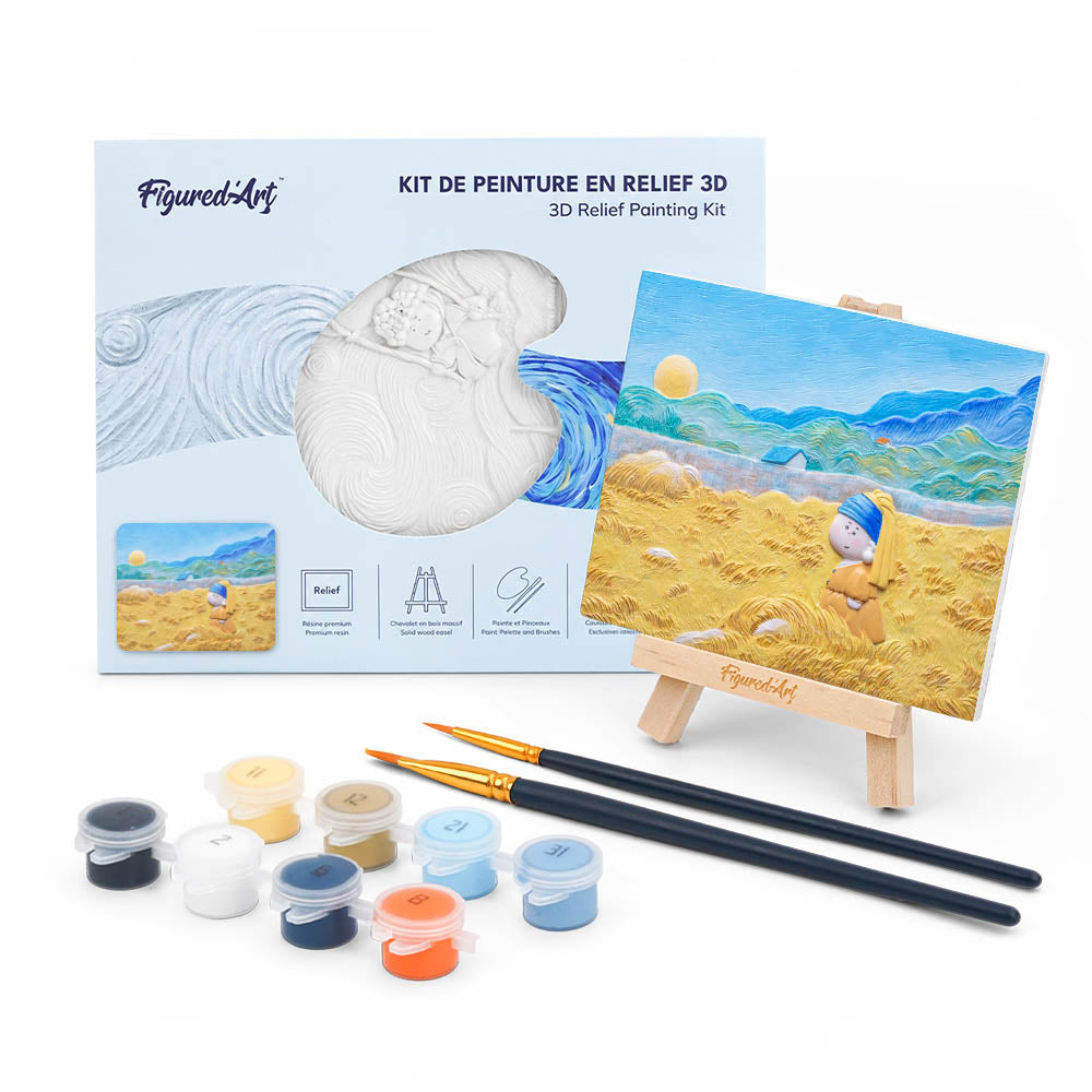 3D Relief Painting Kit - The Little Pearl in the Golden Fields