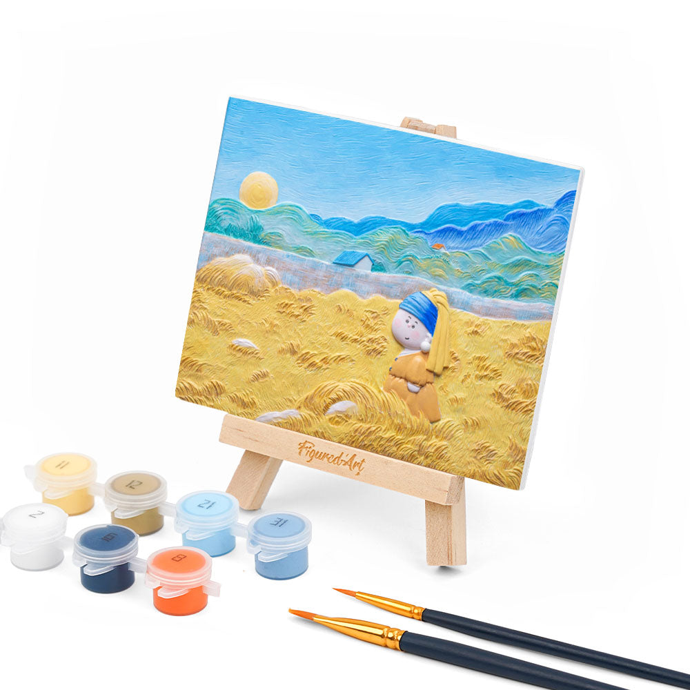 3D Relief Painting Kit - The Little Pearl in the Golden Fields