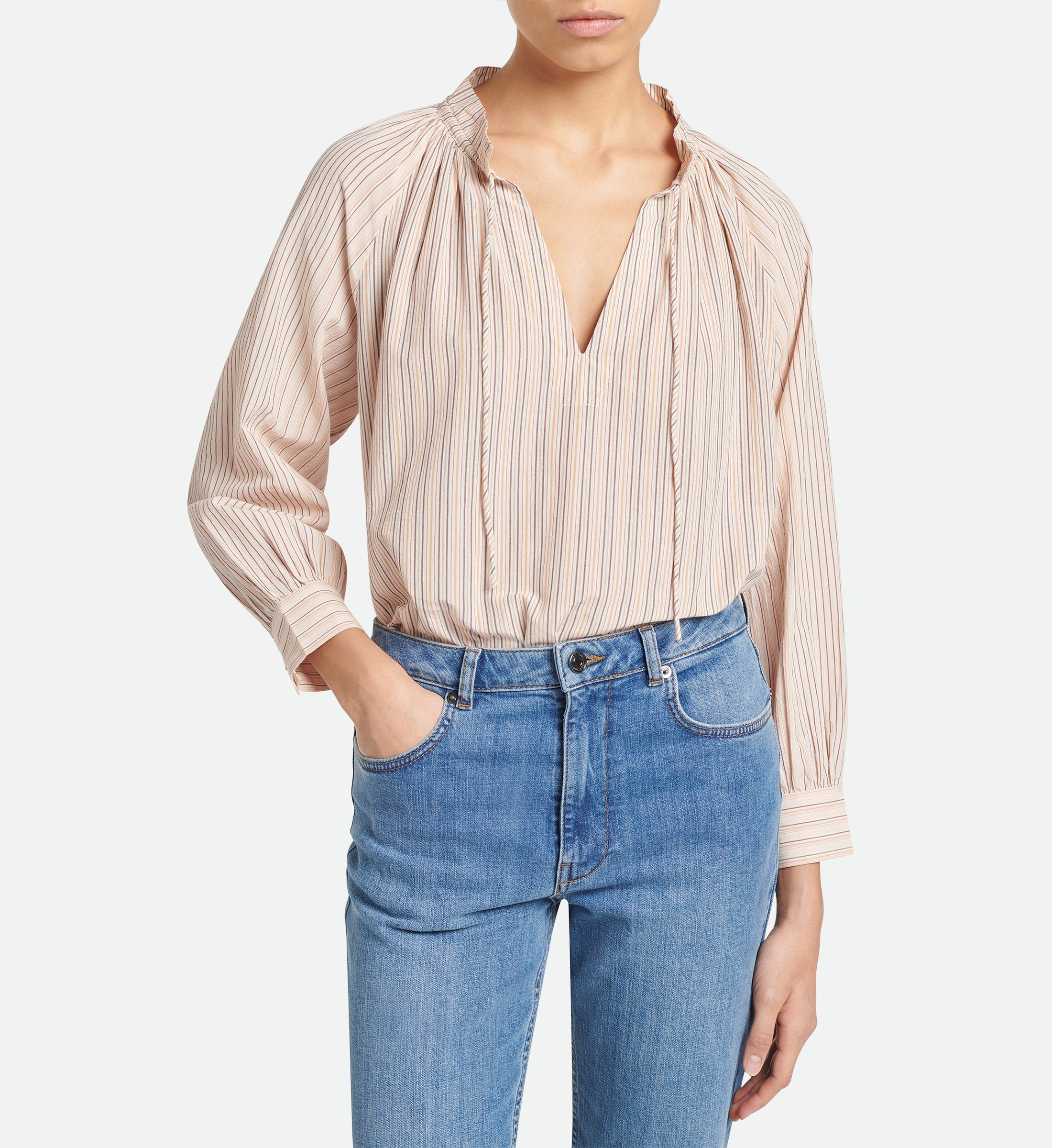 Vanessa Bruno - Blusa Anita - Blanco Roto