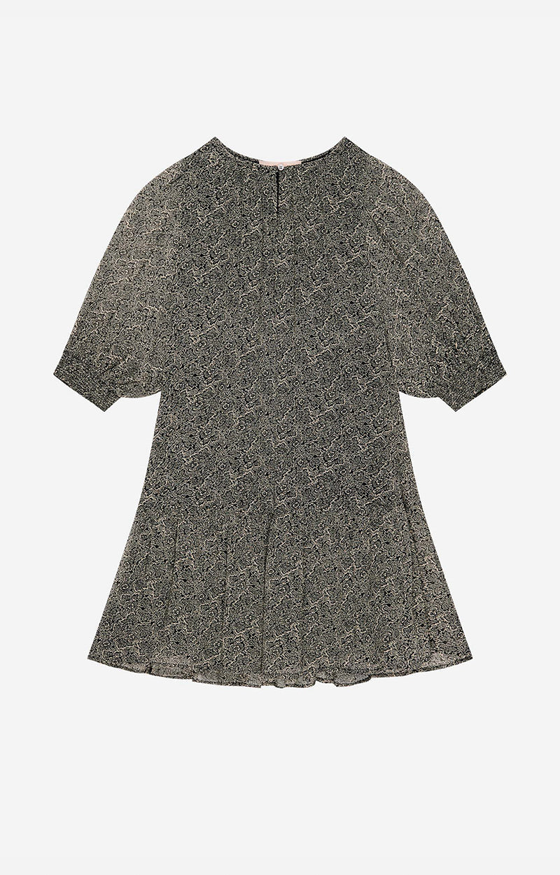 Alphée Dress - Black/Ecru