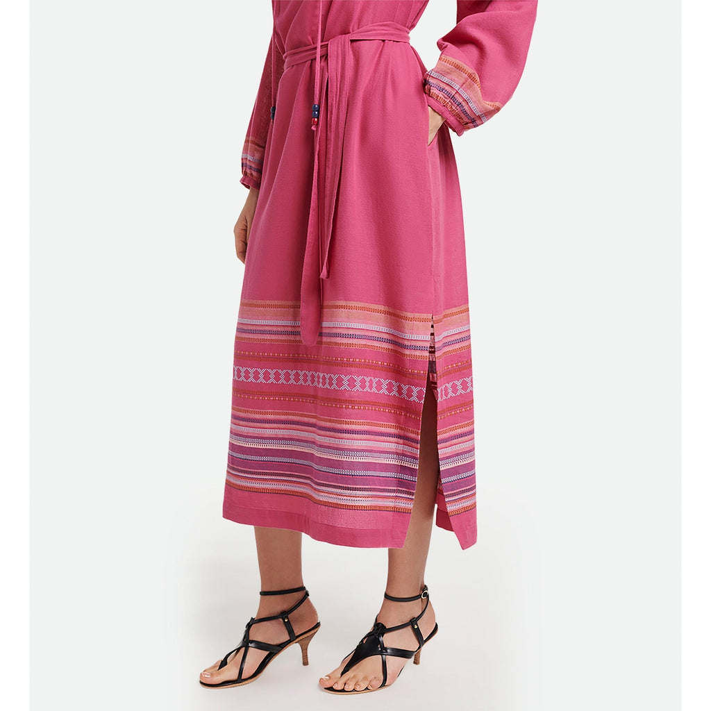 Vanessa Bruno - Vestido Thessalia - Multicolor/Rosa
