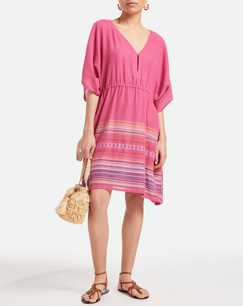 Vanessa Bruno - Robe Laiza - Multico/Rose