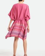 Vanessa Bruno - Robe Laiza - Multico/Rose