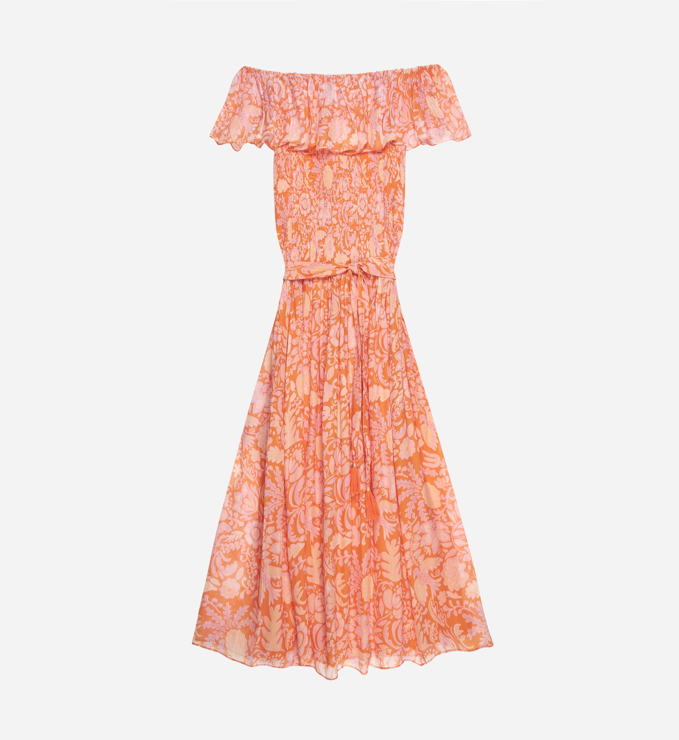 Amore Dress - Fluorescent Orange