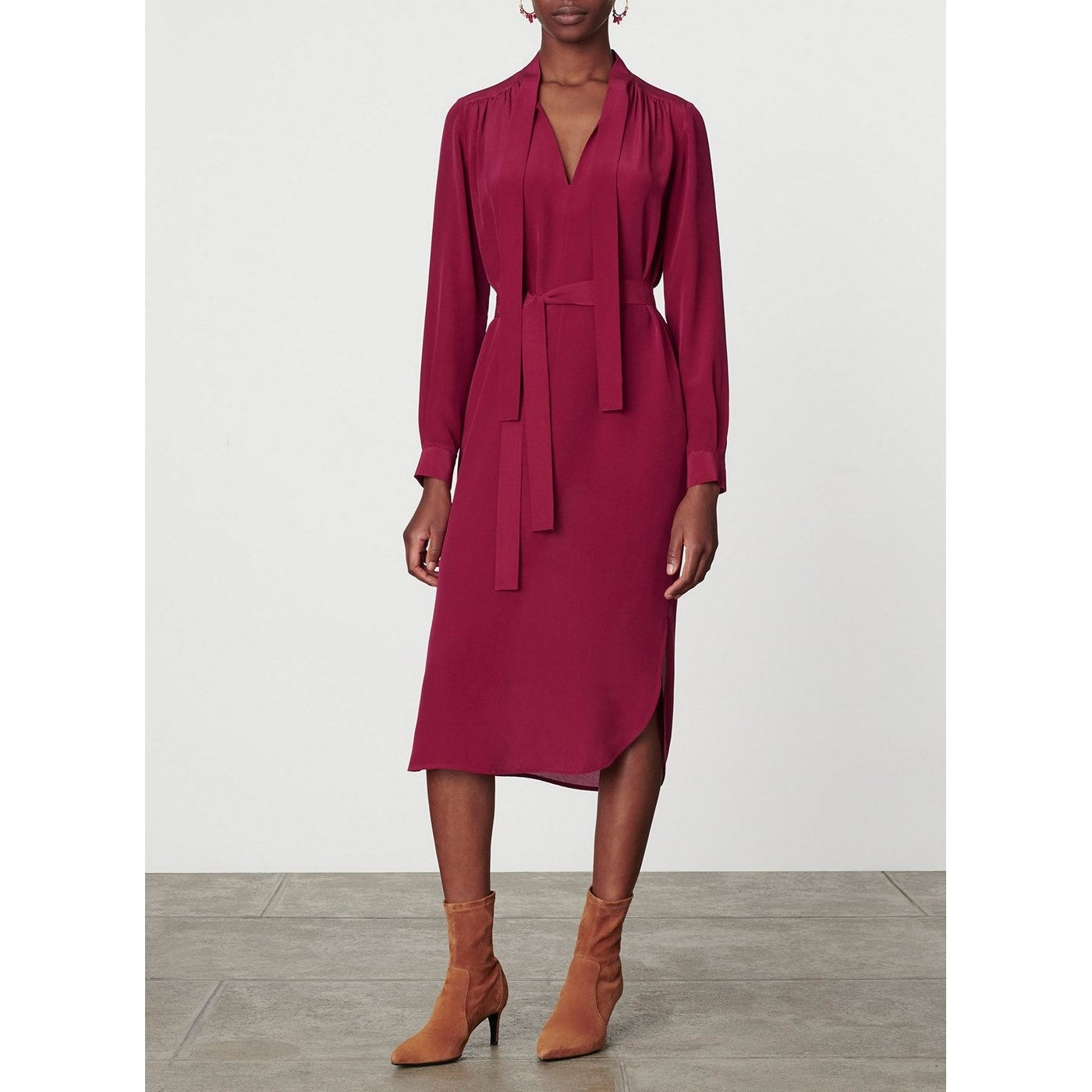 Vanessa Bruno - Blenda Dress - Wine Red