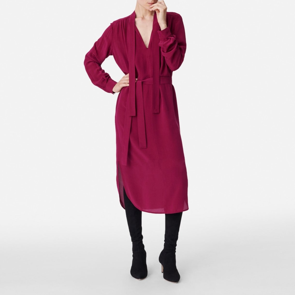 Vanessa Bruno - Blenda Dress - Wine Red