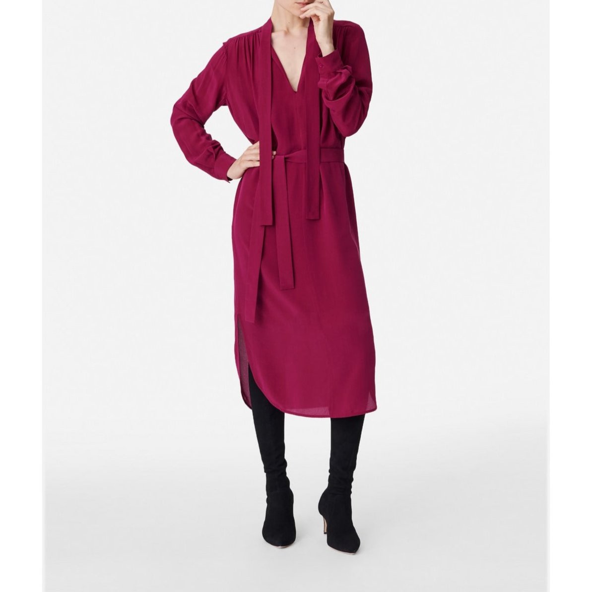Vanessa Bruno - Blenda Dress - Wine Red