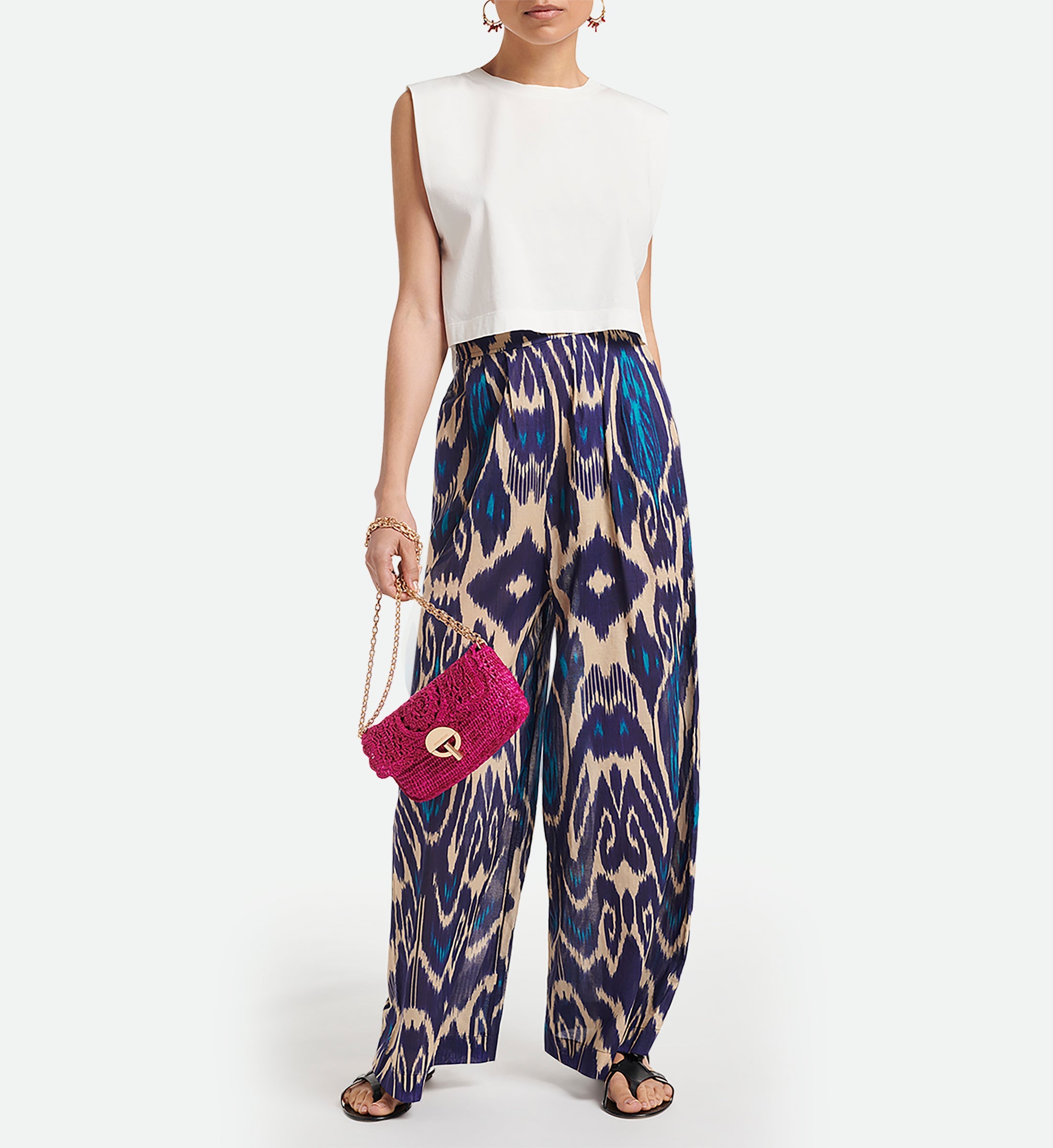 Vanessa Bruno - Pantalón Nunes - Azul Multicolor
