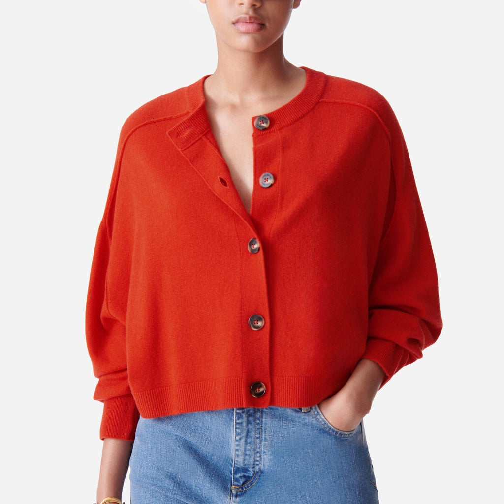 Vanessa Bruno - Douve Cardigan - Poppy Red