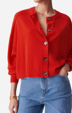 Vanessa Bruno - Douve Cardigan - Poppy Red