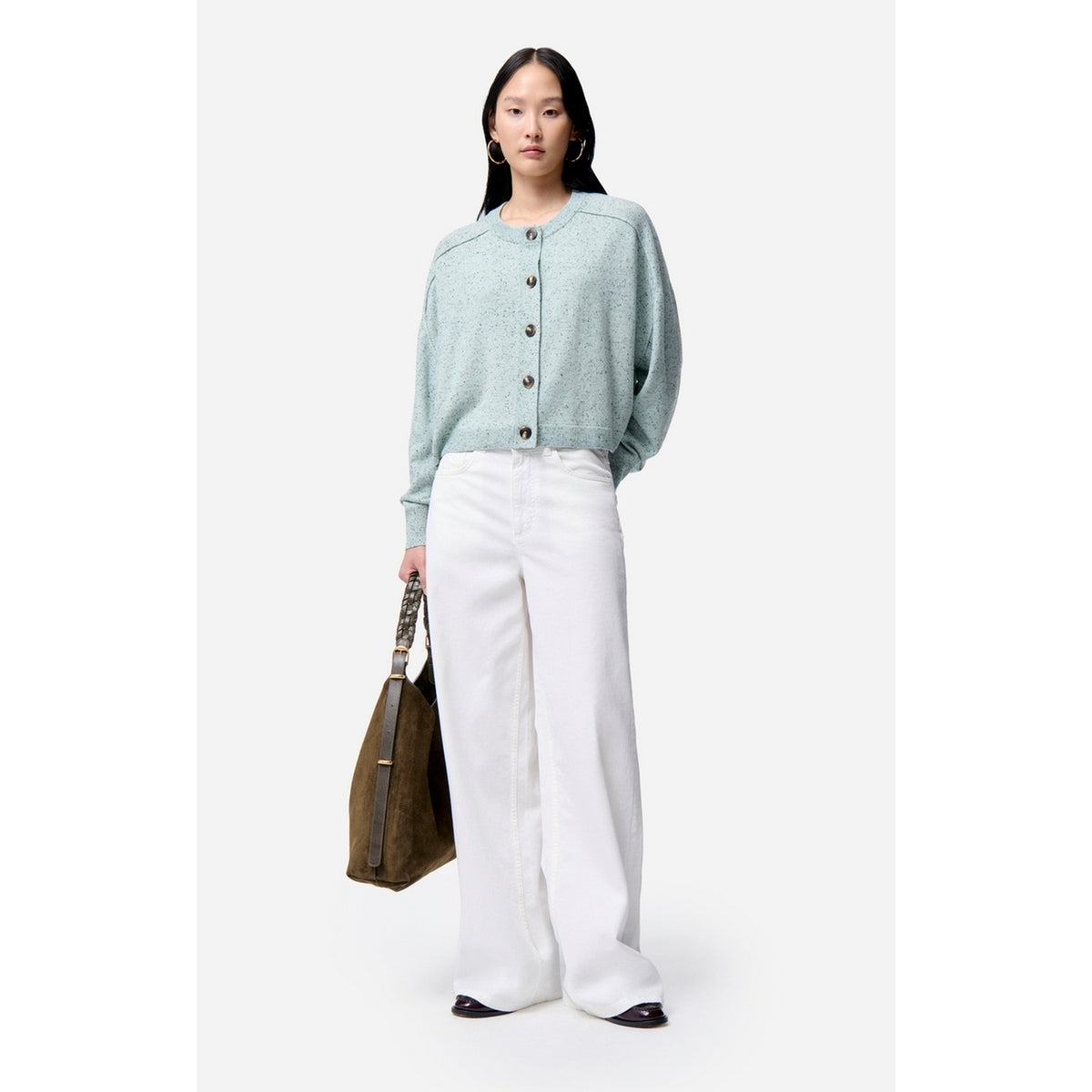 Cardigan Douve - Pistacie