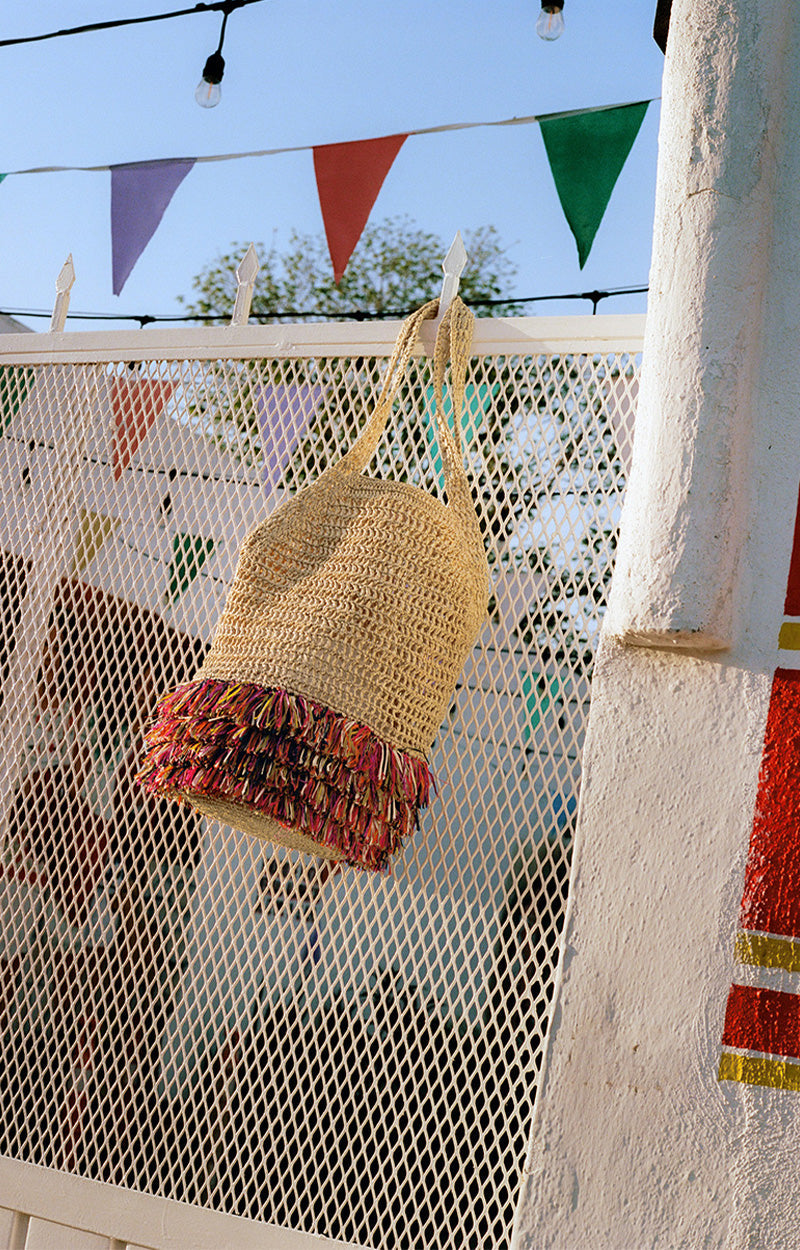 Vanessa Bruno - Raffia Net Bag - Multicolour