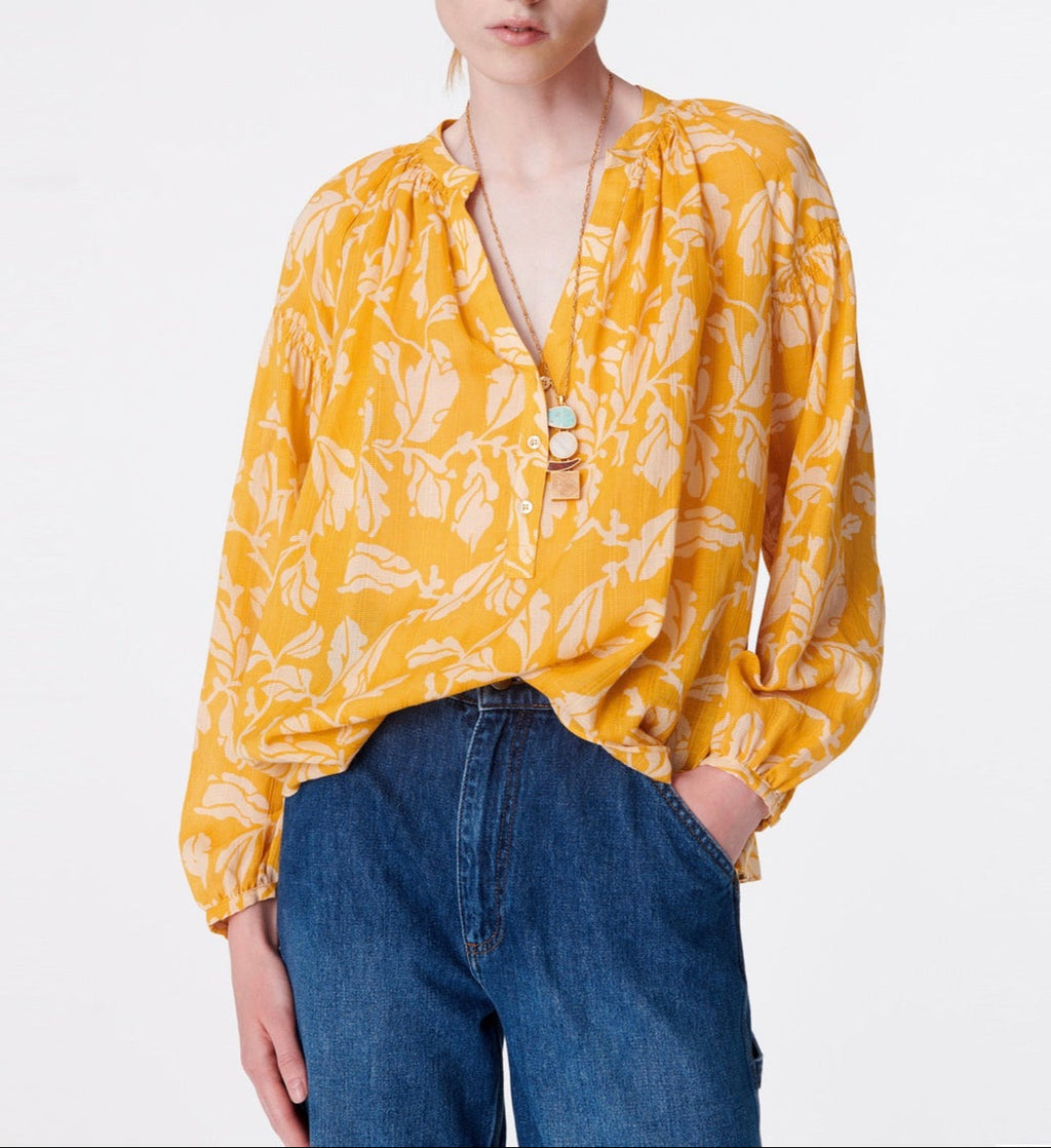 Vanessa Bruno - Blusa Nipoa - Amarillo Dorado