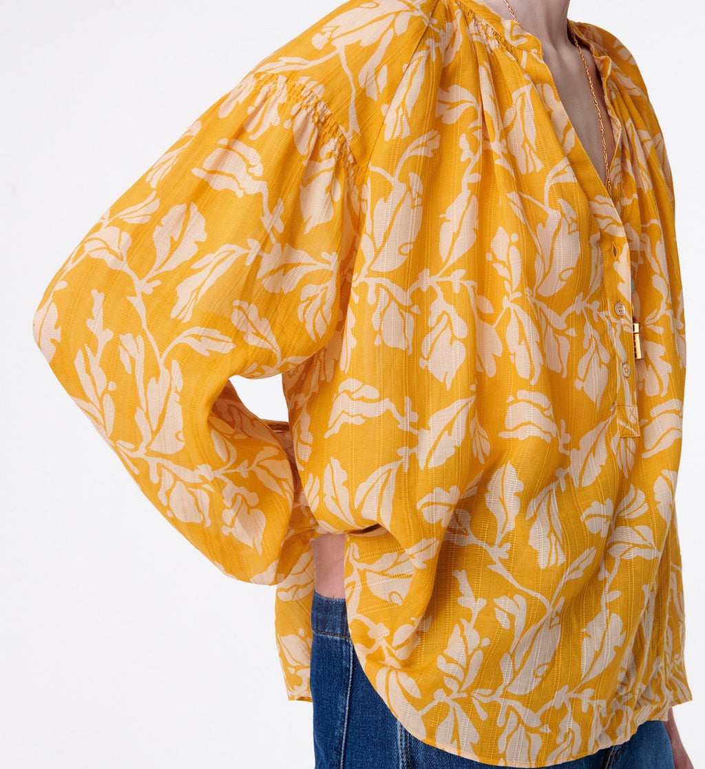 Vanessa Bruno - Blusa Nipoa - Amarillo Dorado
