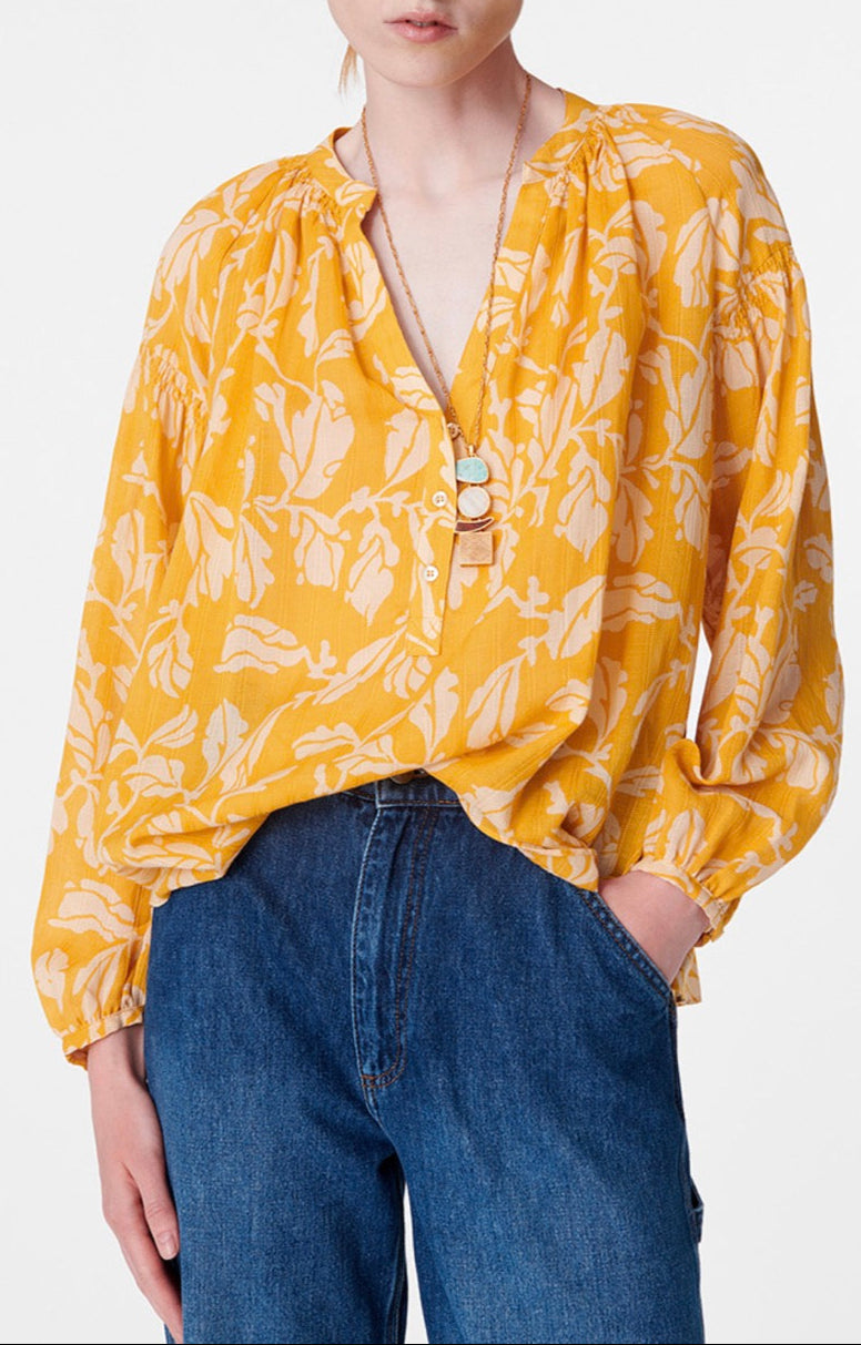Vanessa Bruno - Blusa Nipoa - Amarillo Dorado