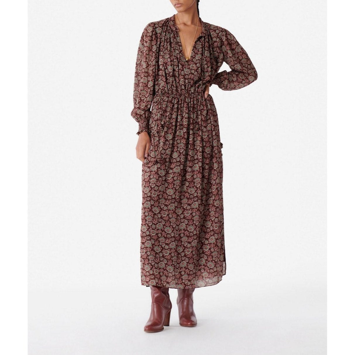 Babeth Dress - Brown