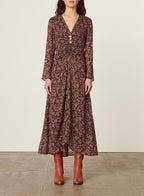Biba Dress - Brown