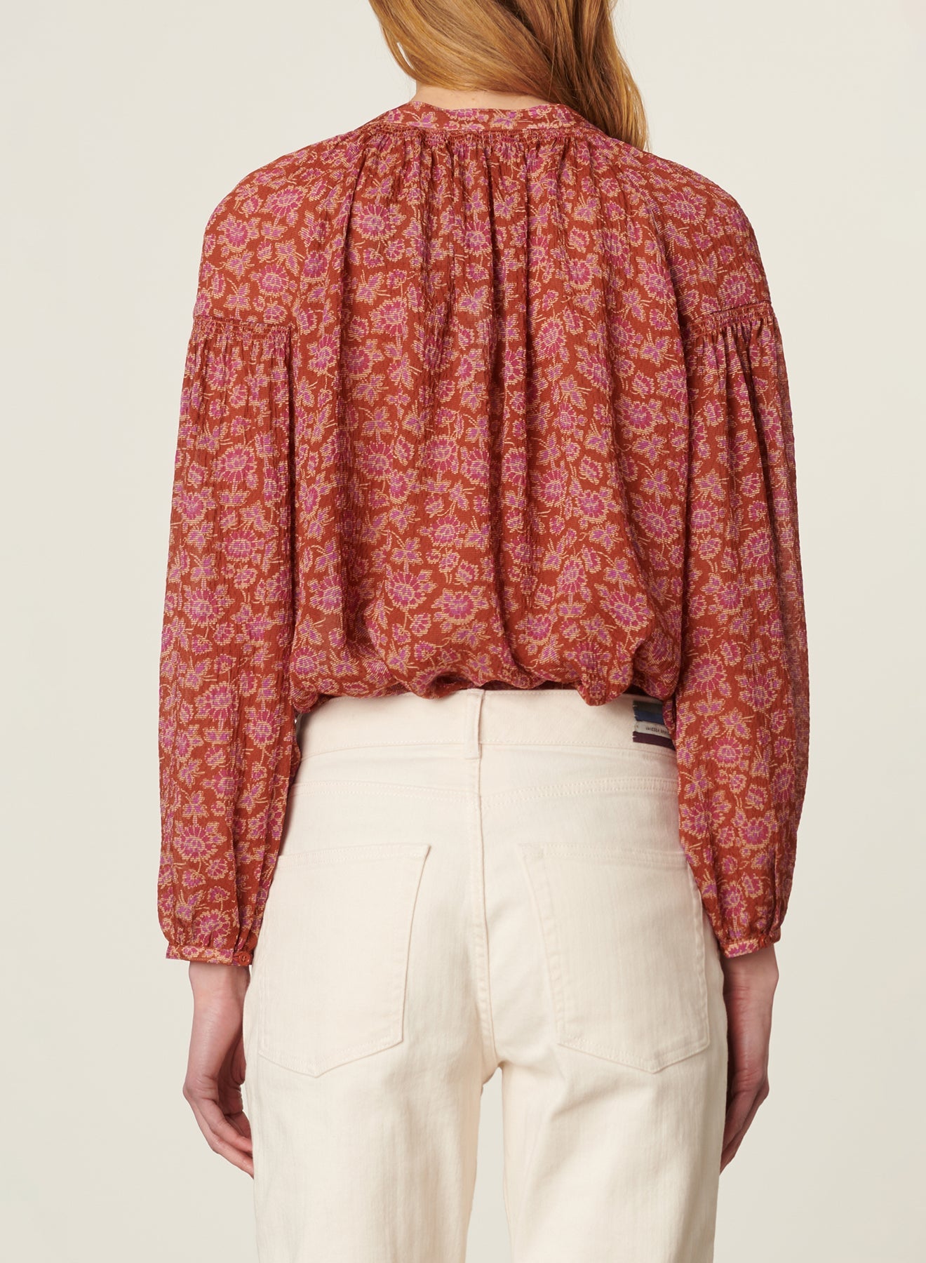 Vanessa Bruno - Blusa Nipoa - Rojo Rojizo