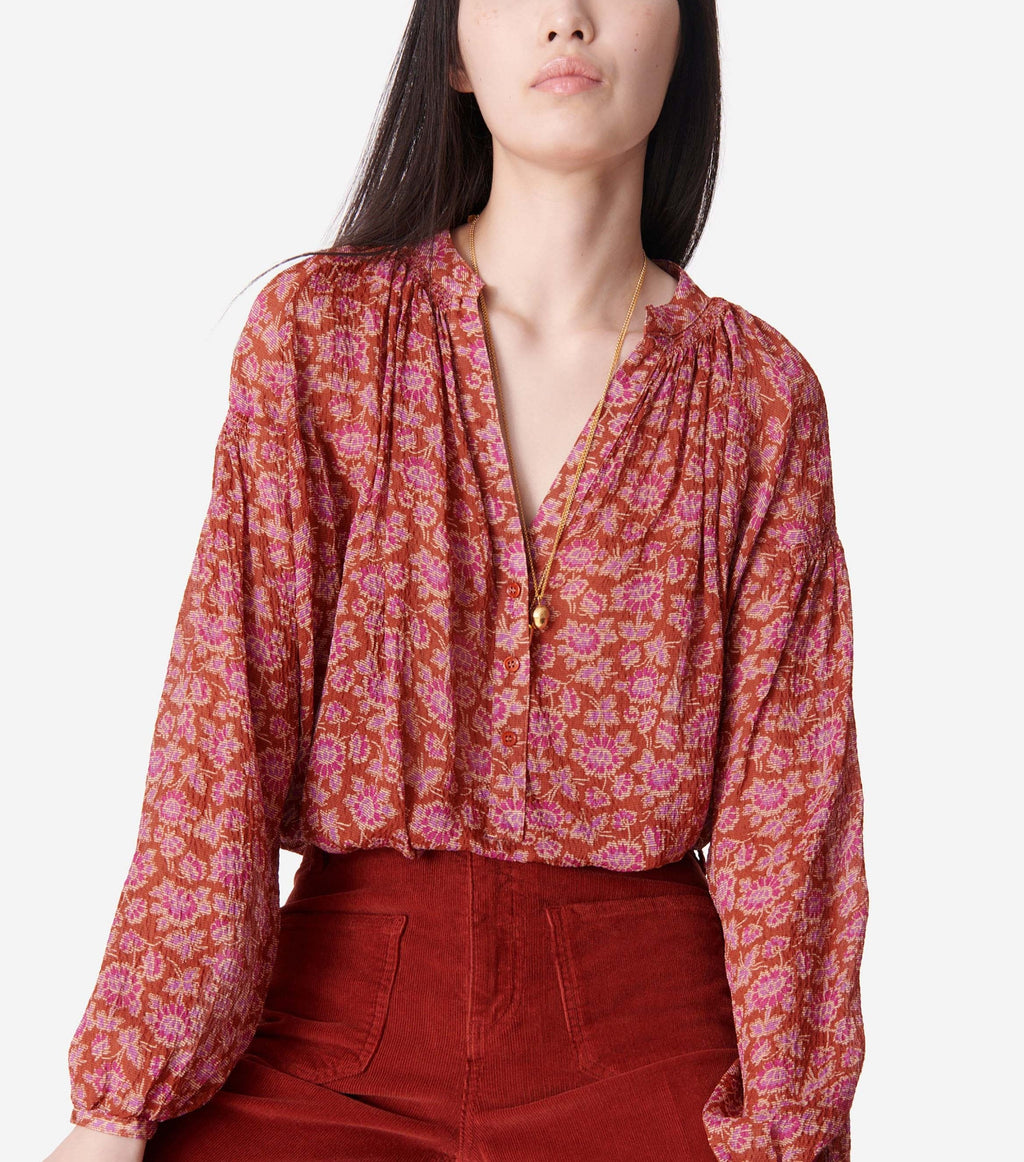 Vanessa Bruno - Blusa Nipoa - Rojo Rojizo