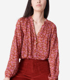 Vanessa Bruno - Blusa Nipoa - Rojo Rojizo