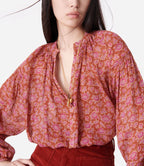 Vanessa Bruno - Blusa Nipoa - Rojo Rojizo