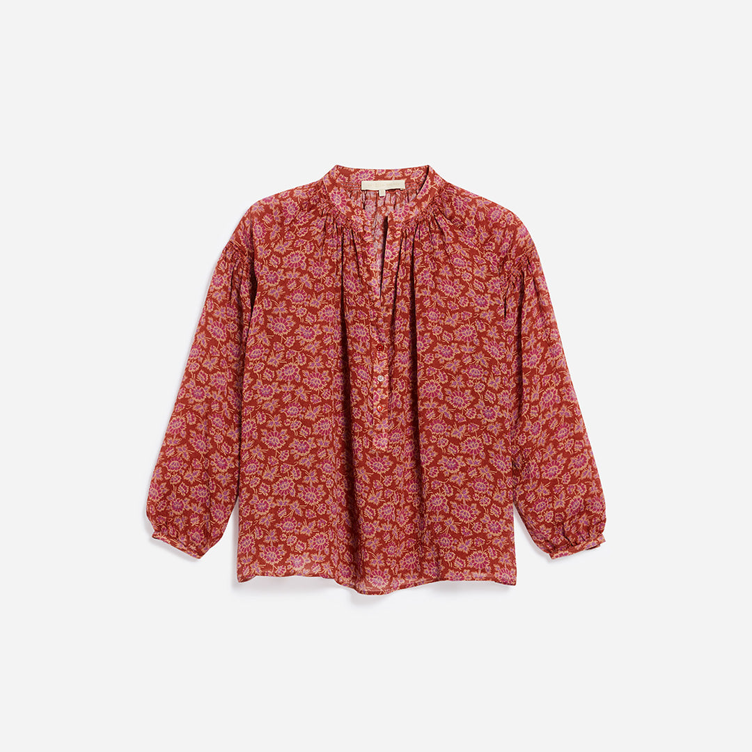 Vanessa Bruno - Blusa Nipoa - Rojo Rojizo