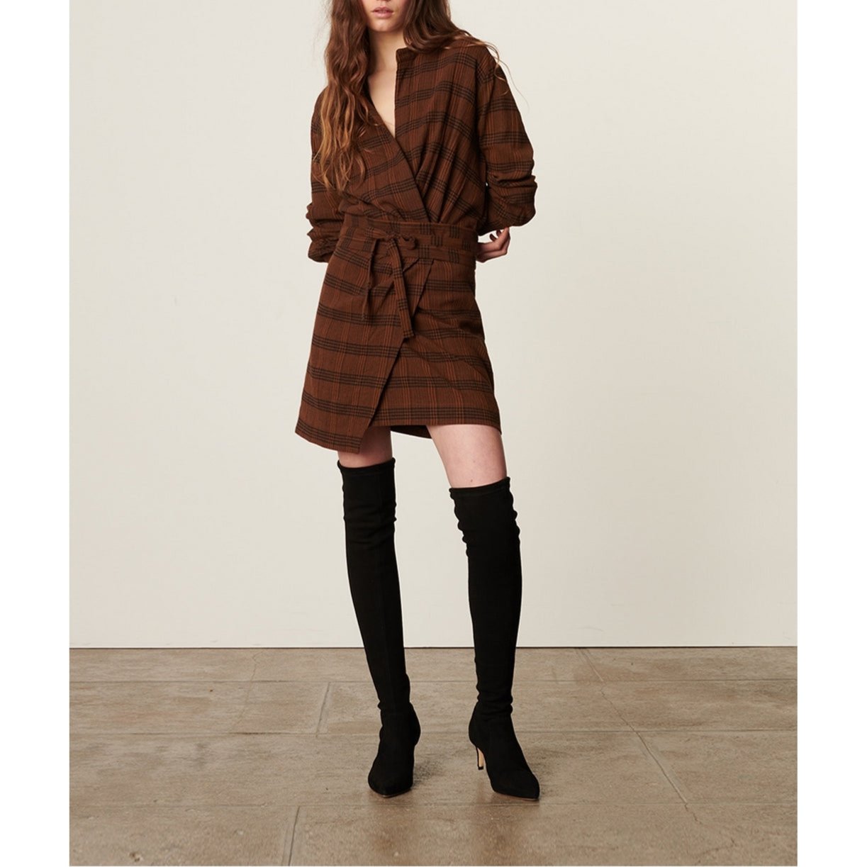 Vanessa Bruno - Vestido Blandine - Fallow y Negro