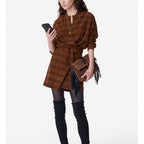 Vanessa Bruno - Vestido Blandine - Fallow y Negro
