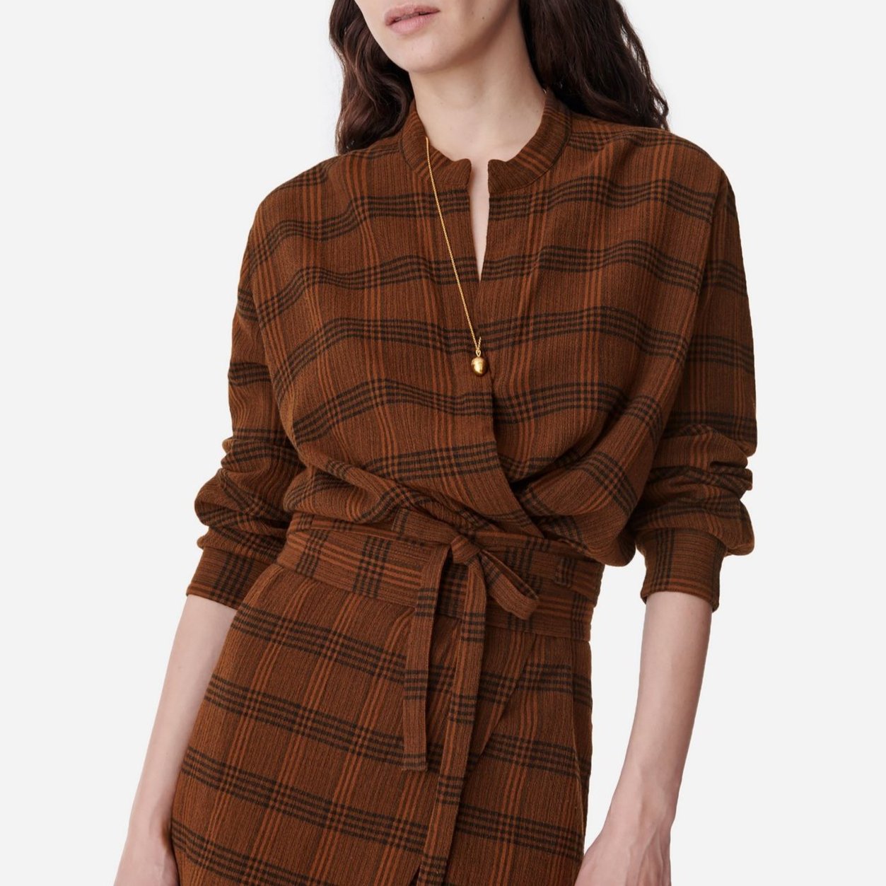 Vanessa Bruno - Vestido Blandine - Fallow y Negro