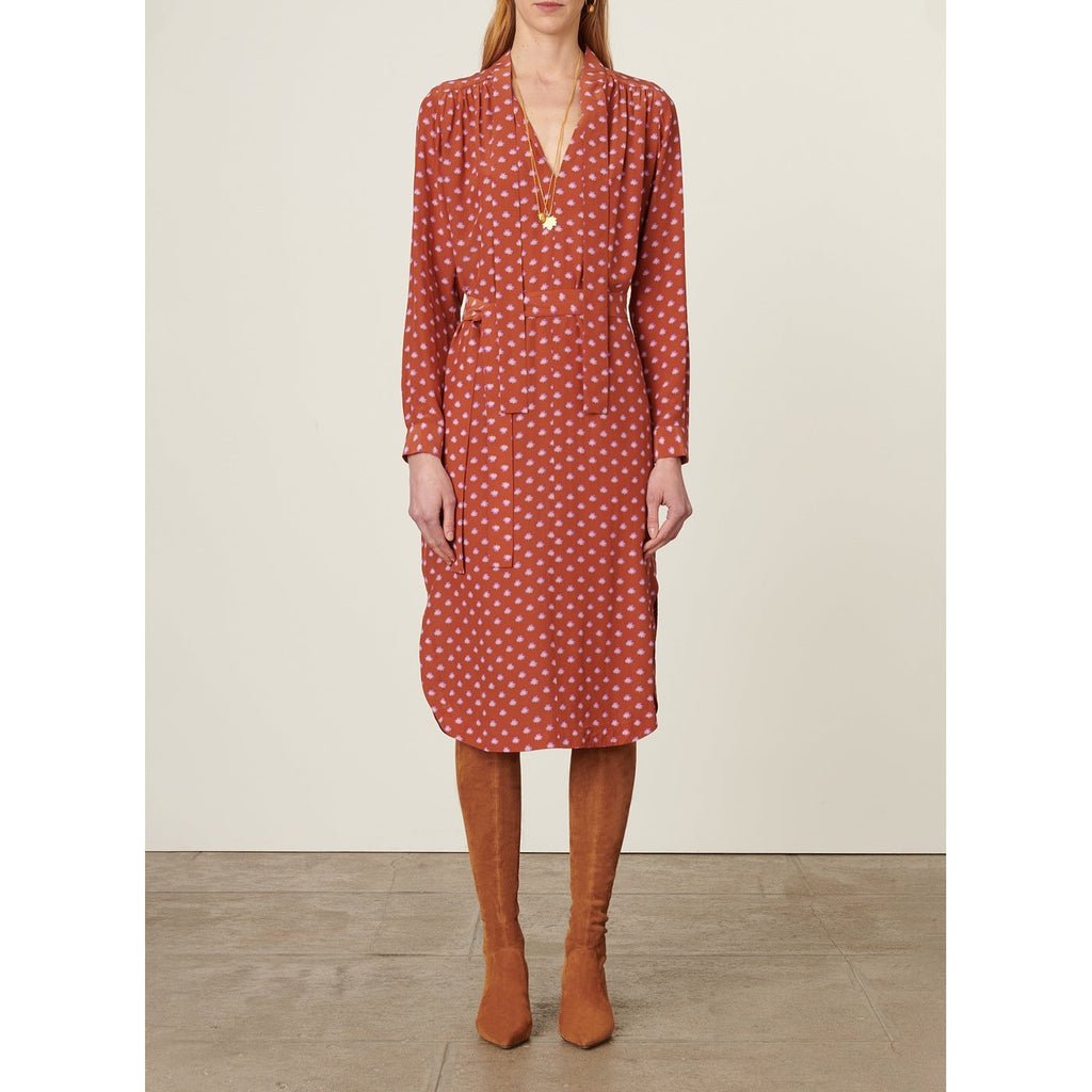 Vanessa Bruno - Vestido Blenda - Rojo Rojizo