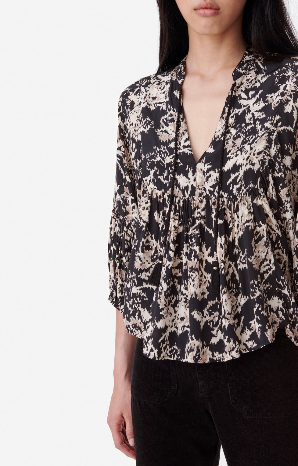 Vanessa Bruno - Blusa Baltik - Negro