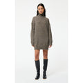Robe Col Roule Florina - Taupe