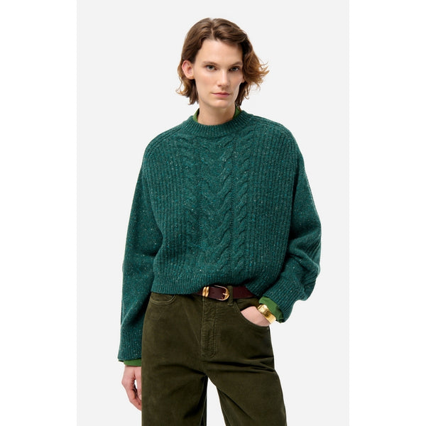 Pull Col Rond Delora - Foret