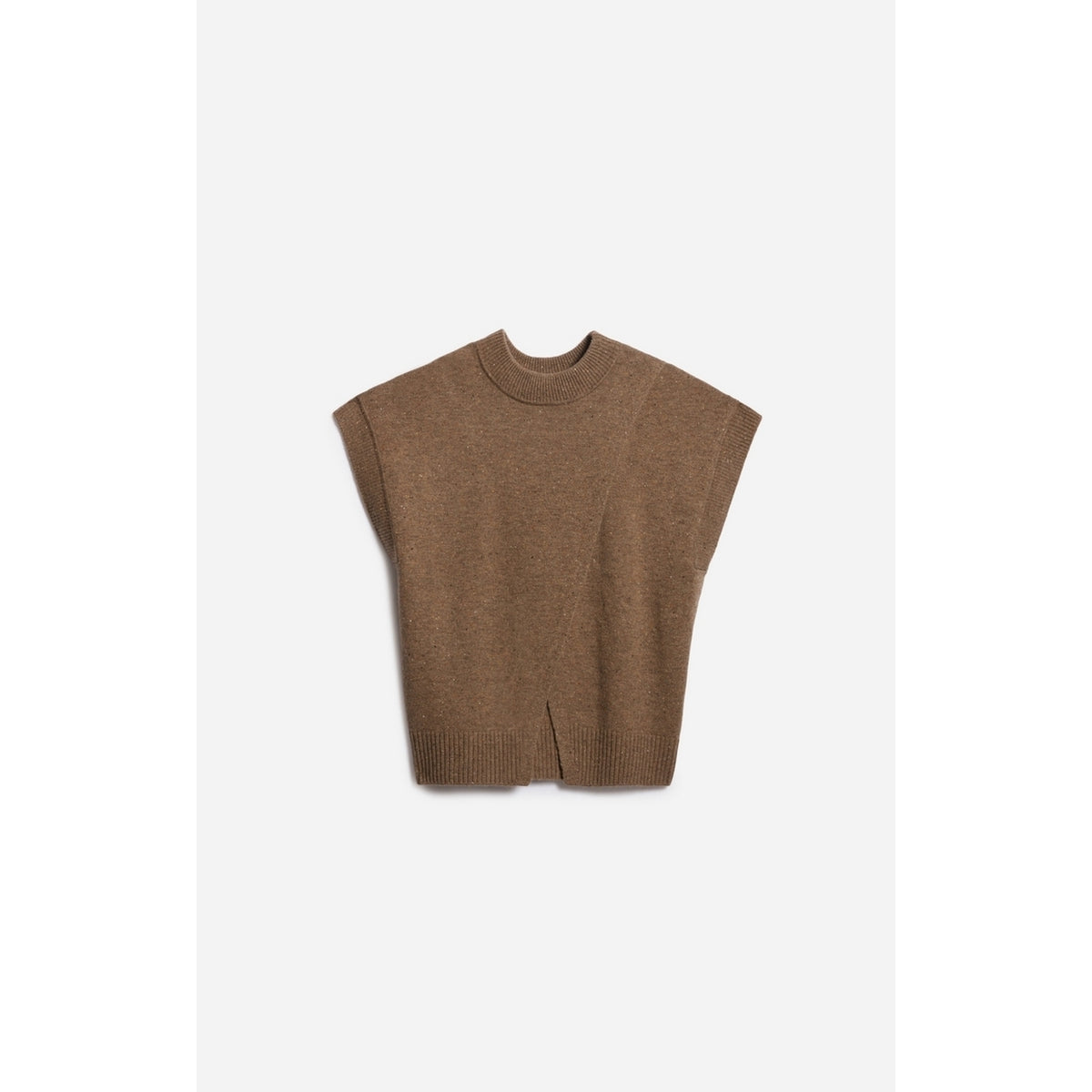 Pull Col Rond Belina - Taupe