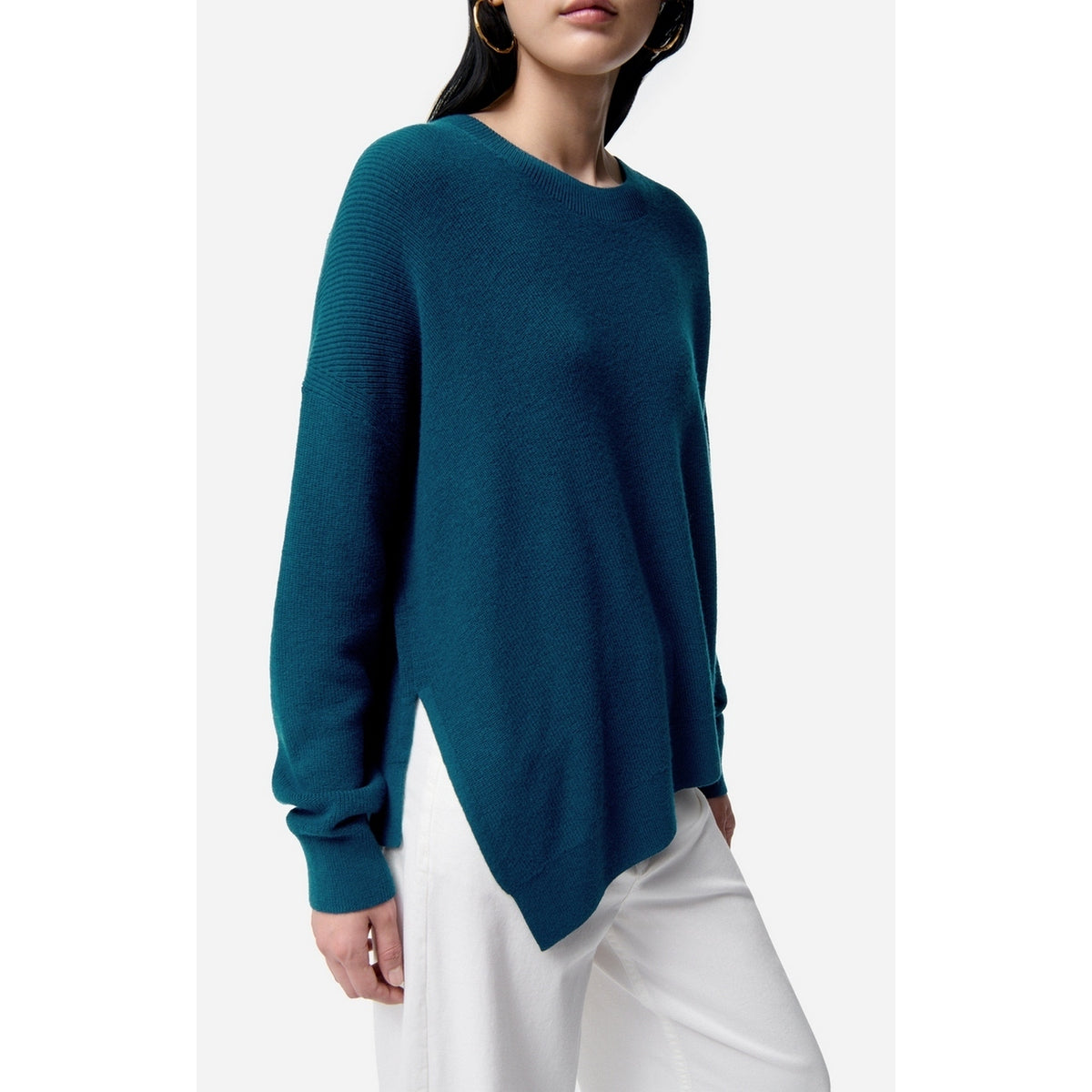 Tröja Rund Hals Fontana - Teal