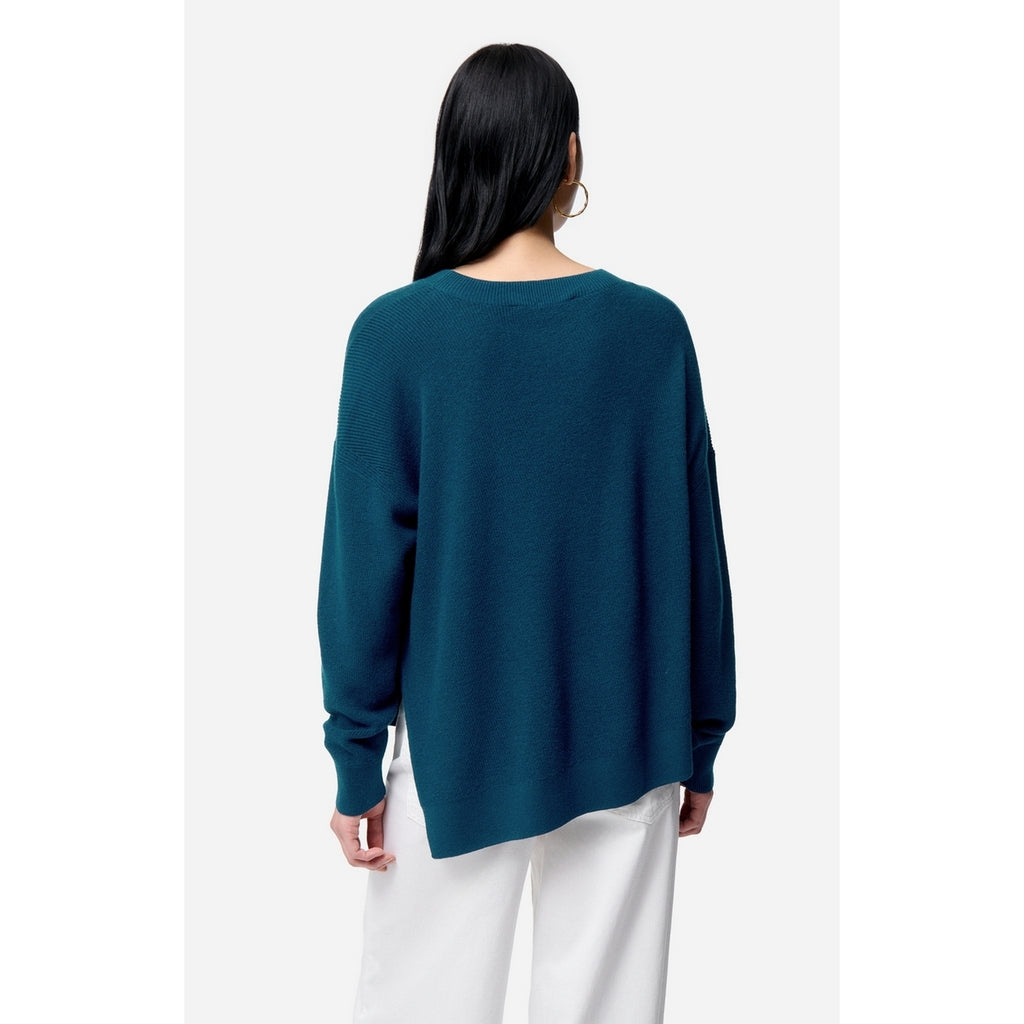 Tröja Rund Hals Fontana - Teal
