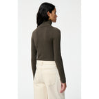 Pull Col Roule Fontenille - Kaki