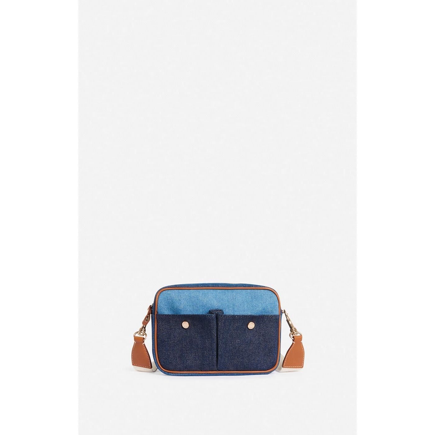 Vanessa Bruno - Bolso Cámara - Azul Multicolor