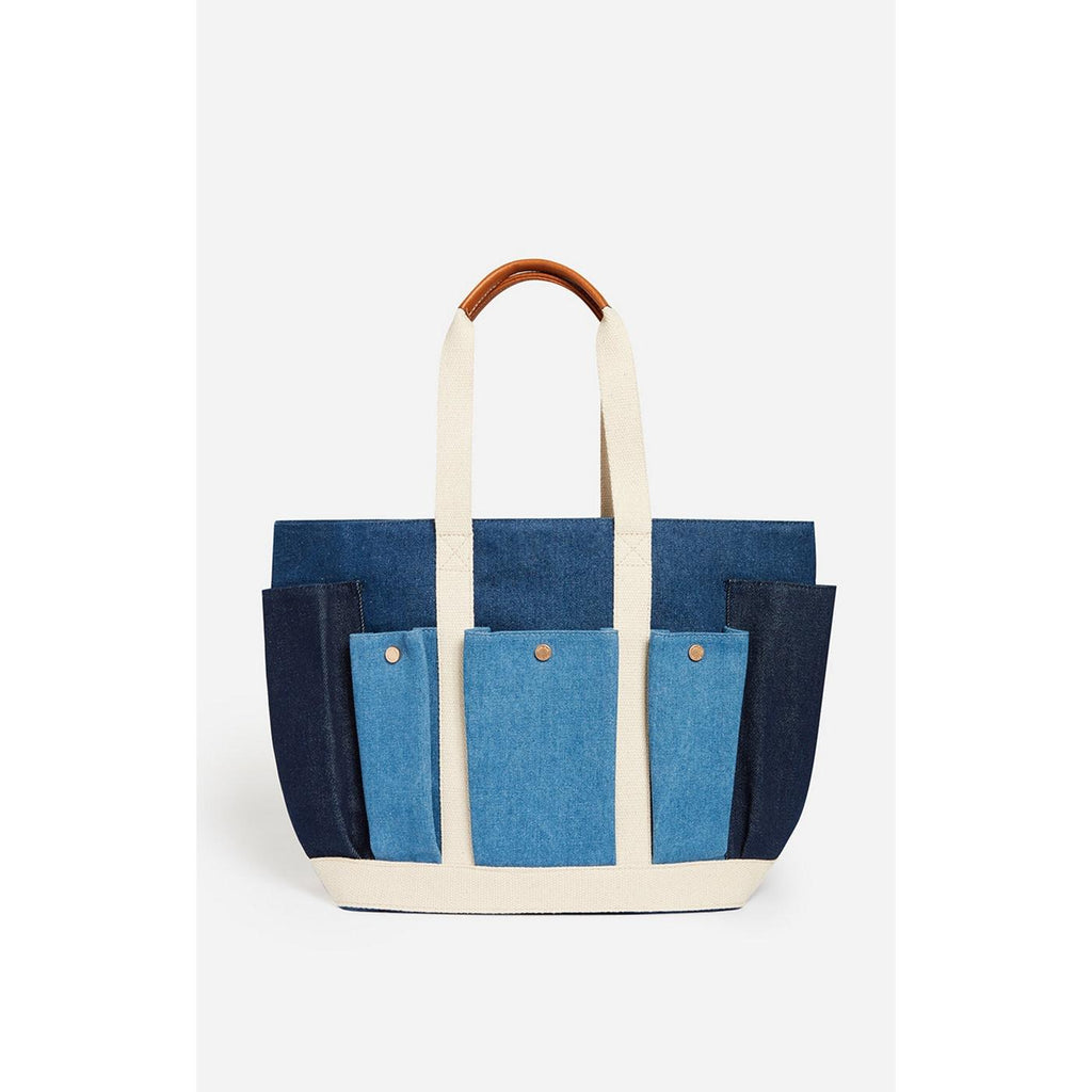 Vanessa Bruno - Cabas L Multibolsillos - Azul Multicolor