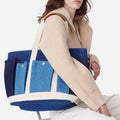 Vanessa Bruno - Cabas L Multibolsillos - Azul Multicolor