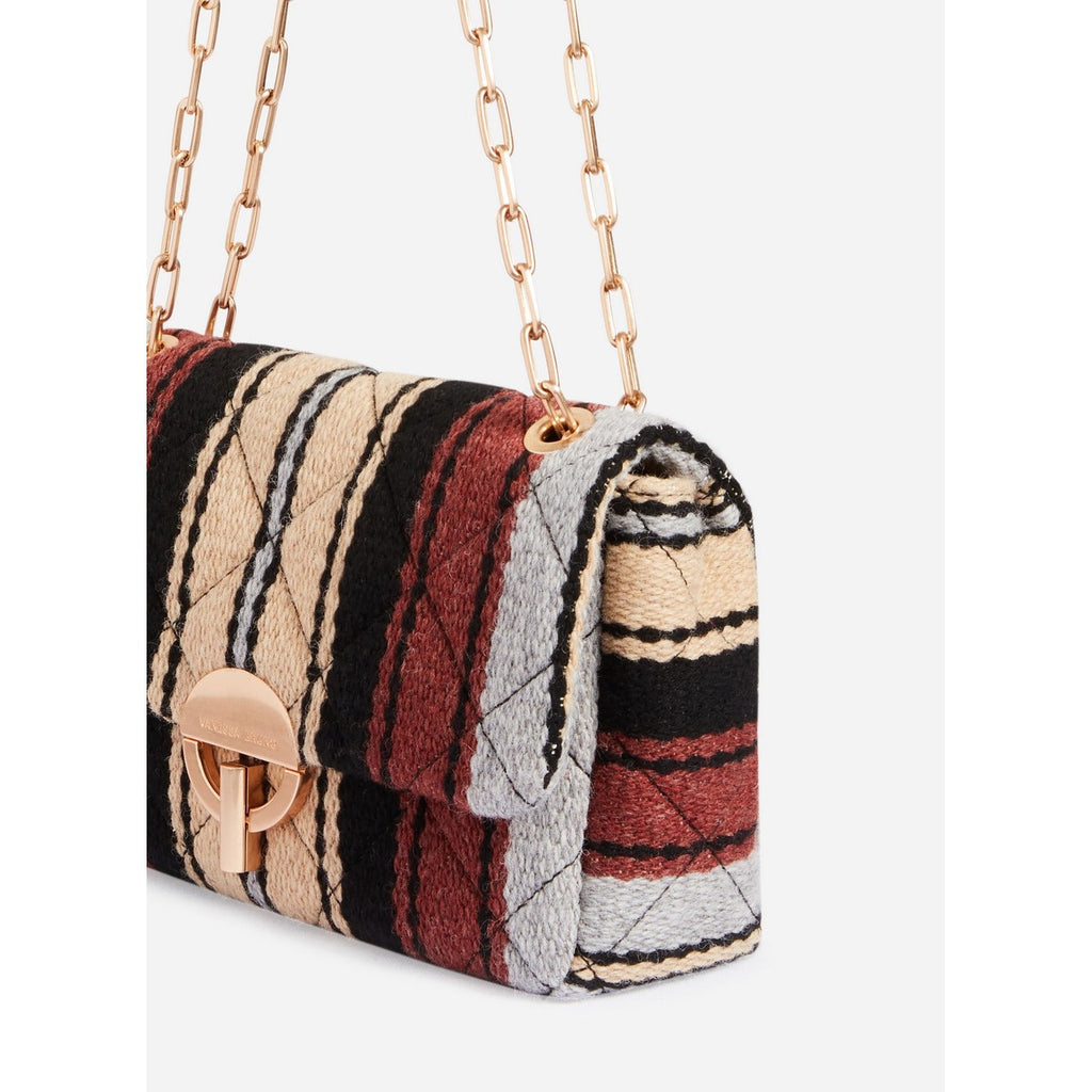 Vanessa Bruno - Bolso Moon de Lana - Multicolor/Biscuit