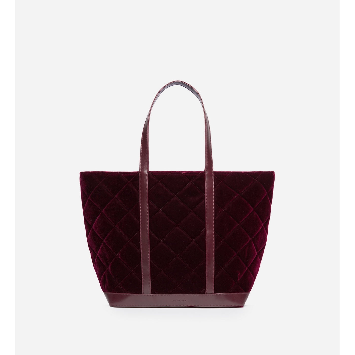 Vanessa Bruno - L Quilted Velvet Tote - Aubergine