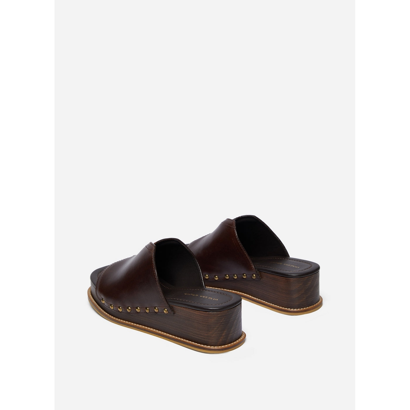 Vanessa Bruno - Mules con Plataforma - Marrón