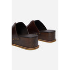 Vanessa Bruno - Mules con Plataforma - Marrón