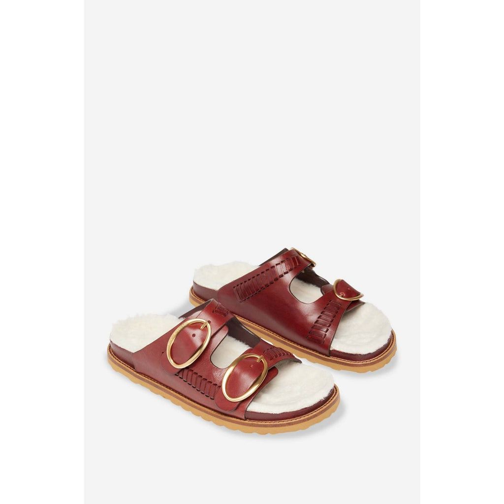 Vanessa Bruno - Fussbet Sandal - Beetroot
