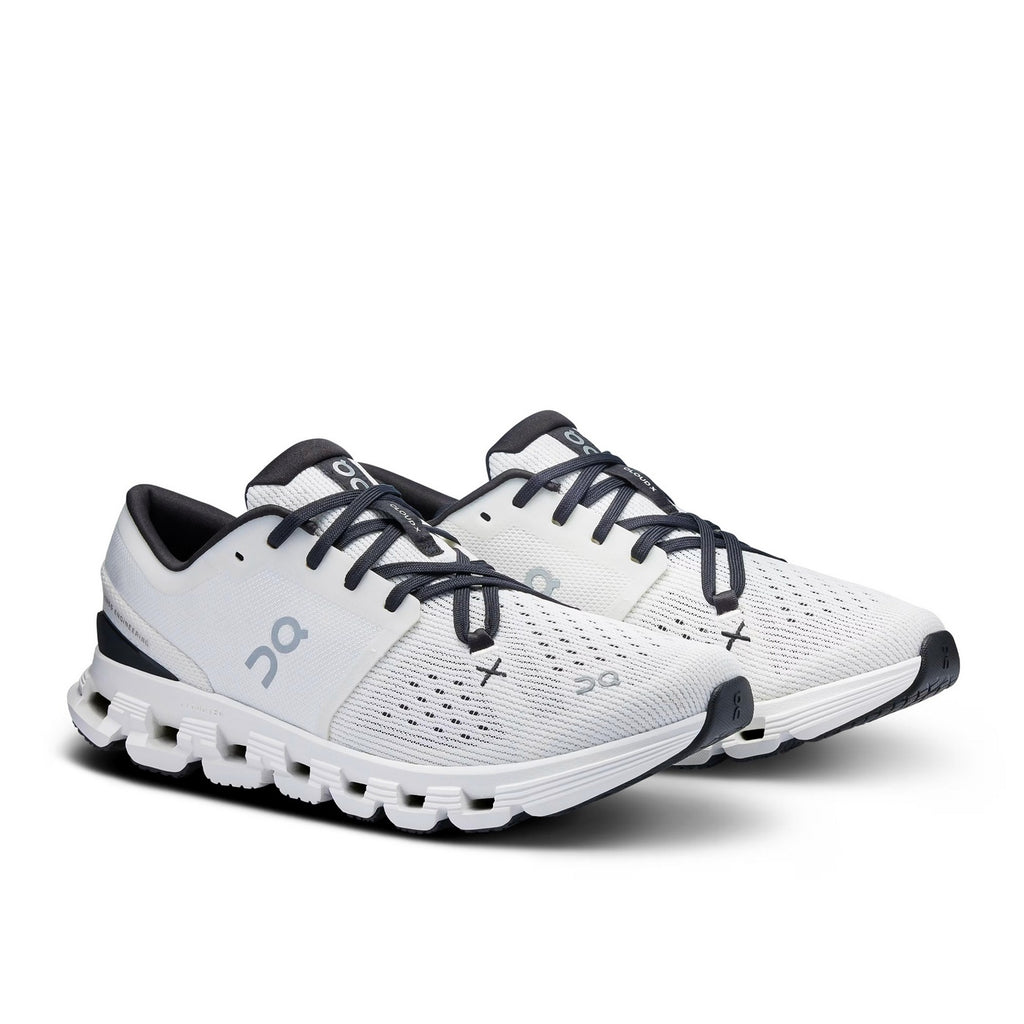 On Running Cloud X 4 Marfil Negro (Mujer) - Blanco